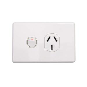 GPO SOCKET SWT SING 20A CLASSIC WHITE