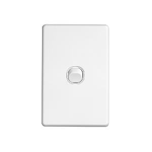 C2000 SWITCH VERTICAL 1G 10A WHITE