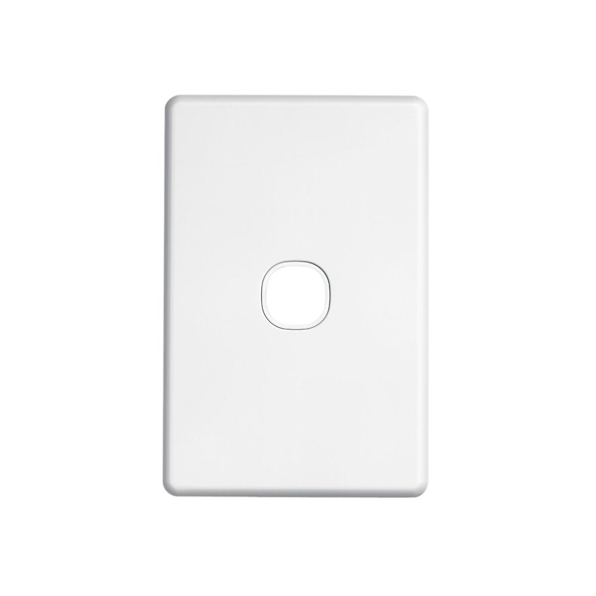 C2000 PLATE GRID & COVER 1G WHITE