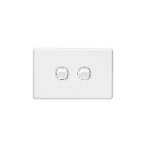 C2000 SWITCH HORIZONTAL 2G 10A WHITE