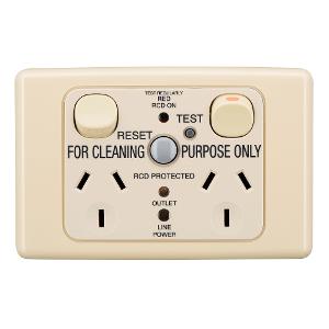 MEDILEC DBL GPO RCD PRO CLNR 10A 10MA BG MEDILEC DBL GPO RCD PRO CLNR 10A 10MA BG