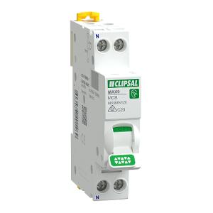 MCB MAX9 1P+N 20A 6KA C CURVE 1MODULE MCB MAX9 1P+N 20A 6KA C CURVE 1MODULE
