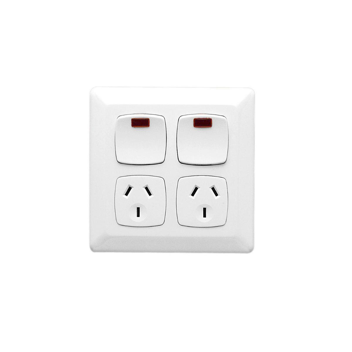 PRESTIGE DBL GPO + NEON 10A S/P WHITE