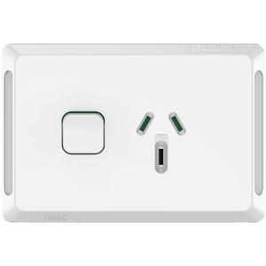 PRO SGL GPO HORIZ 15A S/P EXTRA WHITE PRO SGL GPO HORIZ 15A S/P EXTRA WHITE