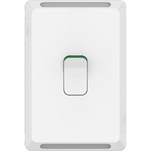 PRO COOKER SWITCH V/H 45A D/P EXT WHITE