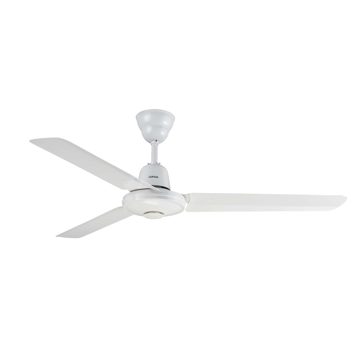 CEILINGFAN 48IN 1200MM 3BL AC WHT J/HOOK