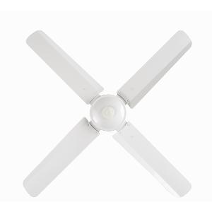 CEILINGFAN 48IN 1200MM 4BL AC WHT J/HOOK