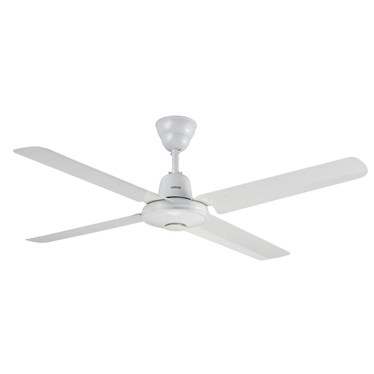 CEILINGFAN 48IN 1200MM 4BL AC WHT J/HOOK