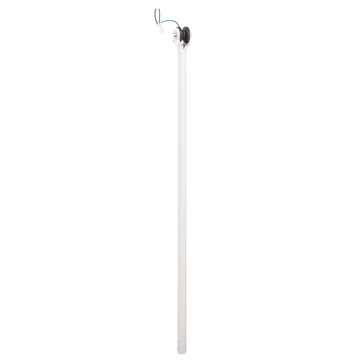 C/FAN DOWNROD 1200MM J/HOOK WHITE