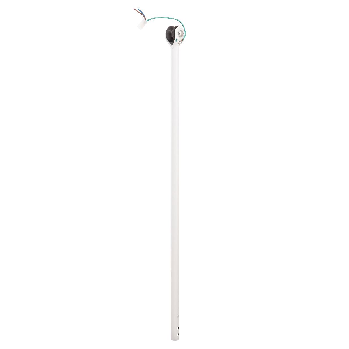 C/FAN DOWNROD 1200MM J/HOOK WHITE