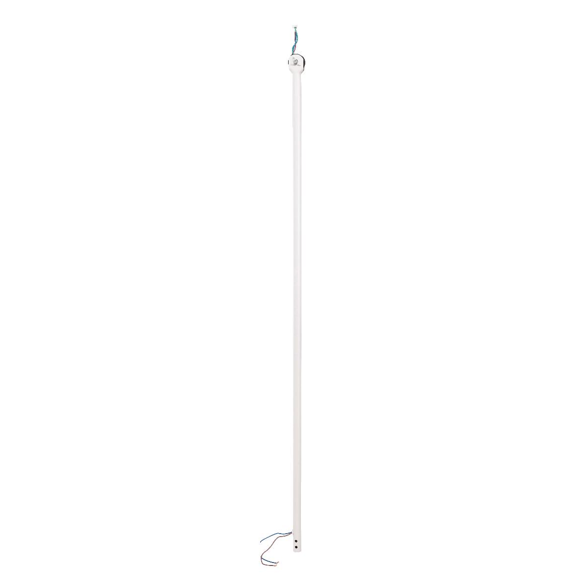 C/FAN DOWNROD 760MM J/HOOK WHITE