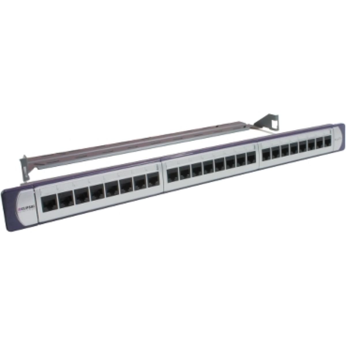 24 PORT CAT6 UTP PATCH PANEL + JACKS