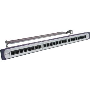 24 PORT CAT6 UTP PATCH PANEL + JACKS