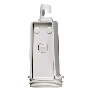 SWITCHED PENDANT OUTLET 15A 250V GREY