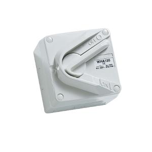 WHA W/P ISOLATOR IP66 1P 35A RESIST GREY