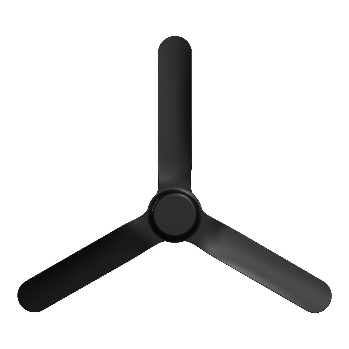 CEILING FAN 1300MM 52" 3BL DC H/S BLACK