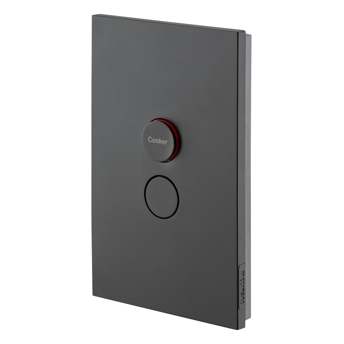 ZEN COOKER SWITCH 32A D/P ZEN BLACK