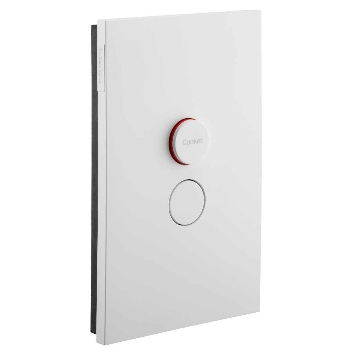 ZEN COOKER SWITCH 32A D/P ZEN WHITE