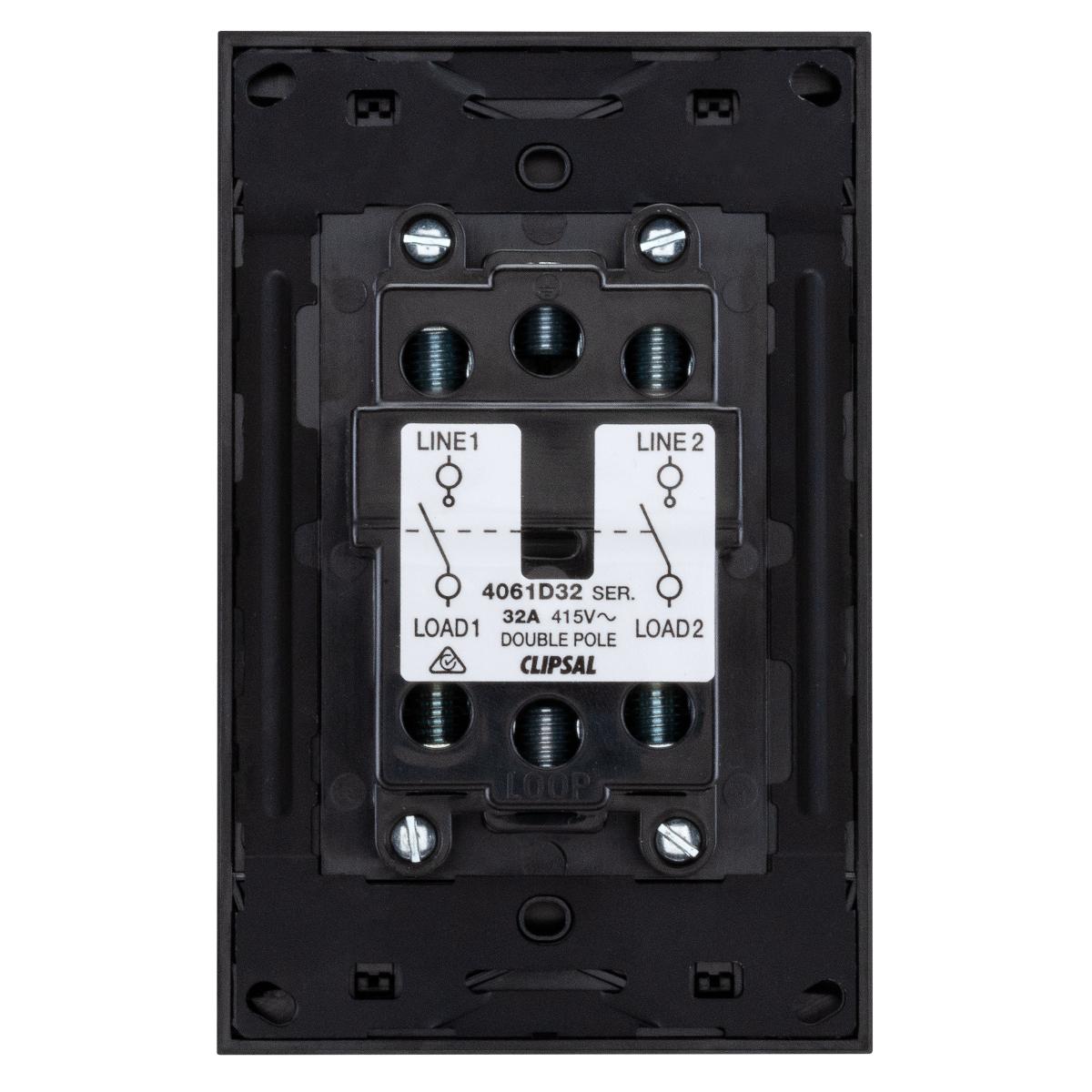 ZEN COOKER SWITCH 32A D/P ZEN WHITE