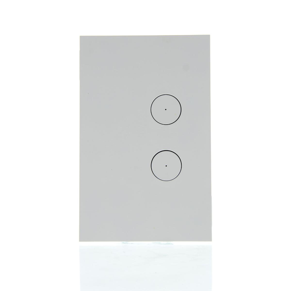 ZEN LED P/B SWITCH 2G 20A ZEN WHITE