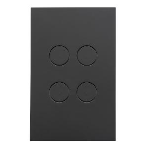 ZEN LED P/B SWITCH 4G 20A ZEN BLACK