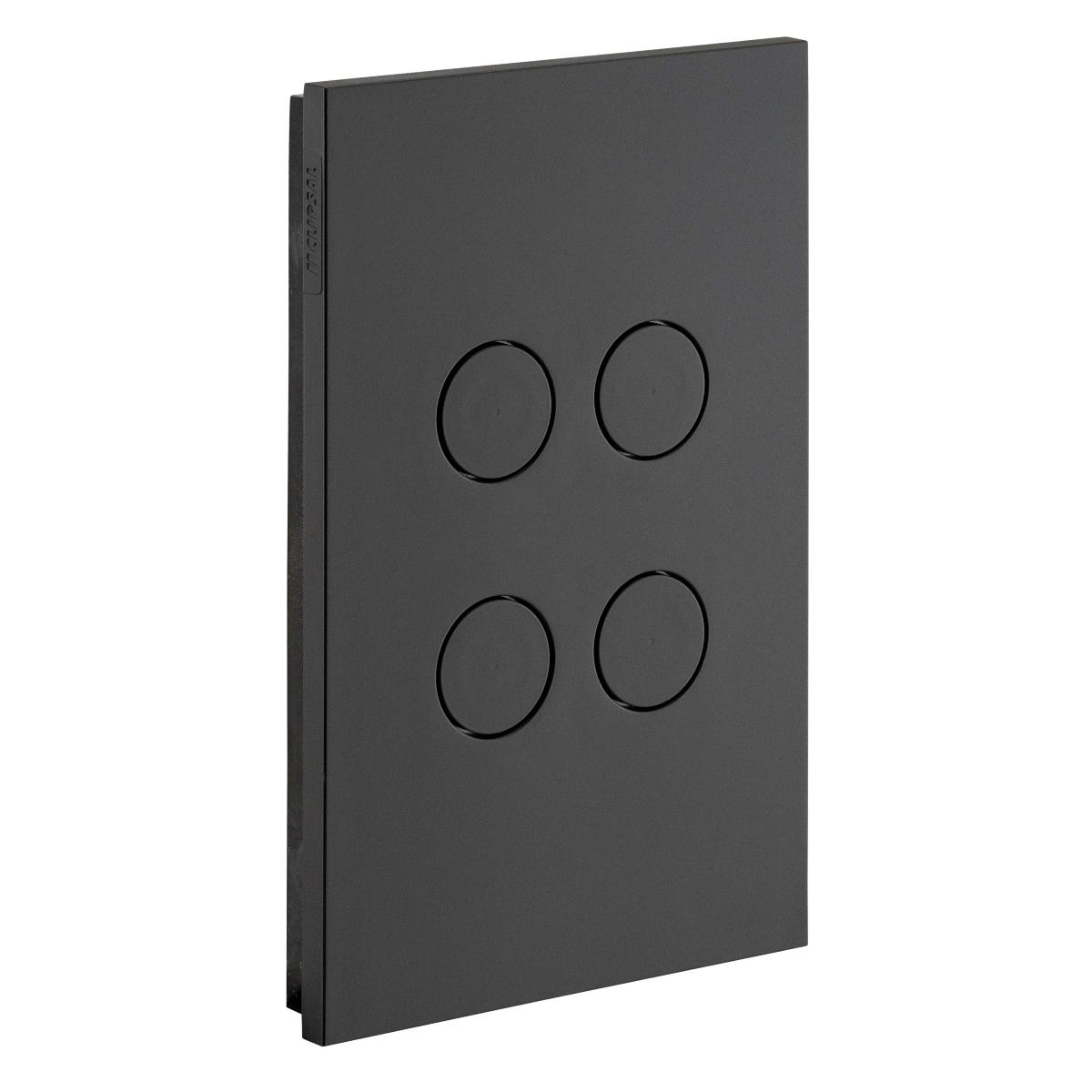 ZEN LED P/B SWITCH 4G 20A ZEN BLACK