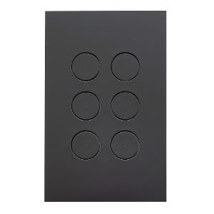 ZEN LED P/B SWITCH 6G 20A ZEN BLACK