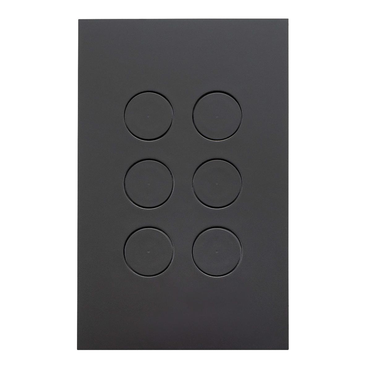 ZEN LED P/B SWITCH 6G 20A ZEN BLACK