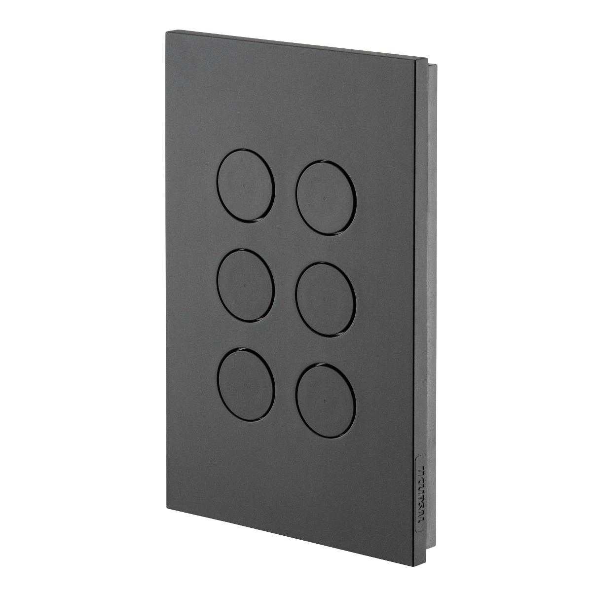 ZEN LED P/B SWITCH 6G 20A ZEN BLACK