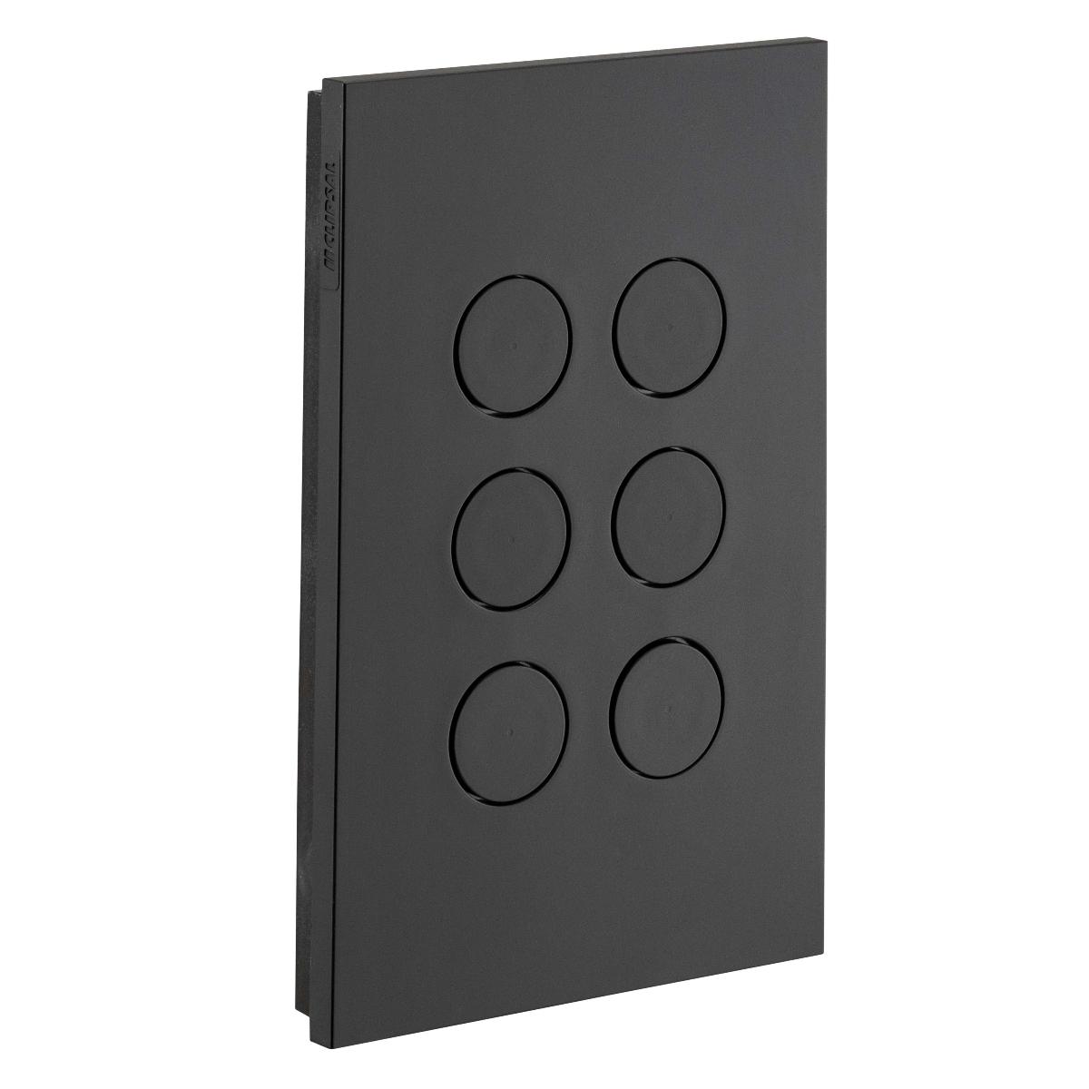 ZEN LED P/B SWITCH 6G 20A ZEN BLACK