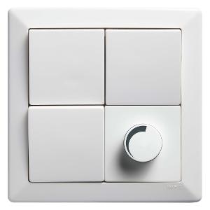 COMO 4 GANG DOUBLE 10A SW 400VA TE DIM T COMO 4 GANG DOUBLE 10A SW 400VA TE DIM T