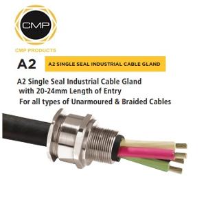 METAL CABLE GLAND A2 W/P UNARM 63MM