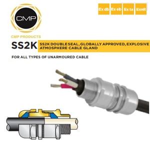 METAL CABLE GLAND SS2K W/P UNARM 63MM