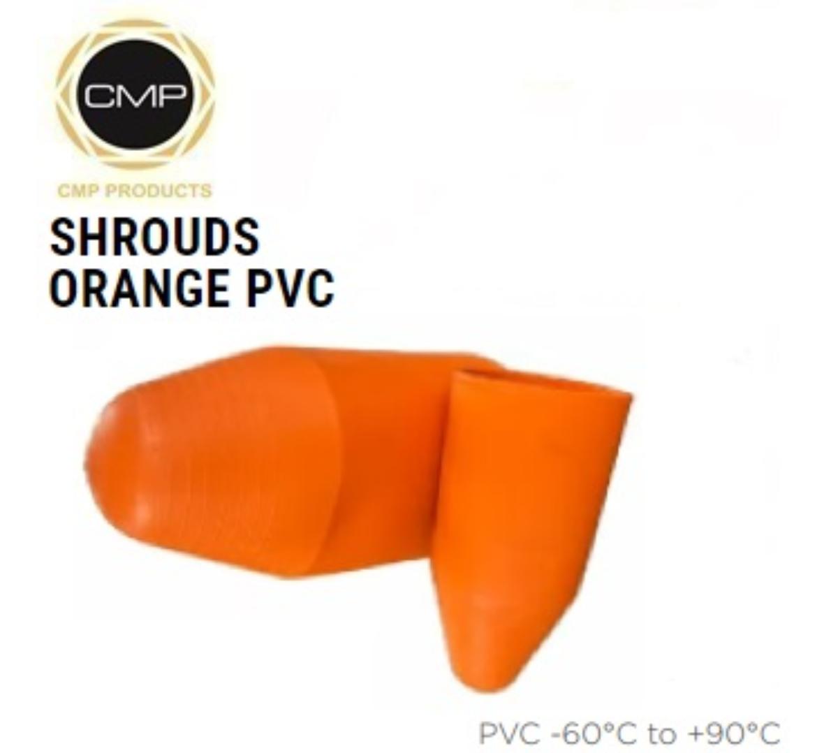 PVC SHROUD ORANGE FOR 50 63MM GLAND