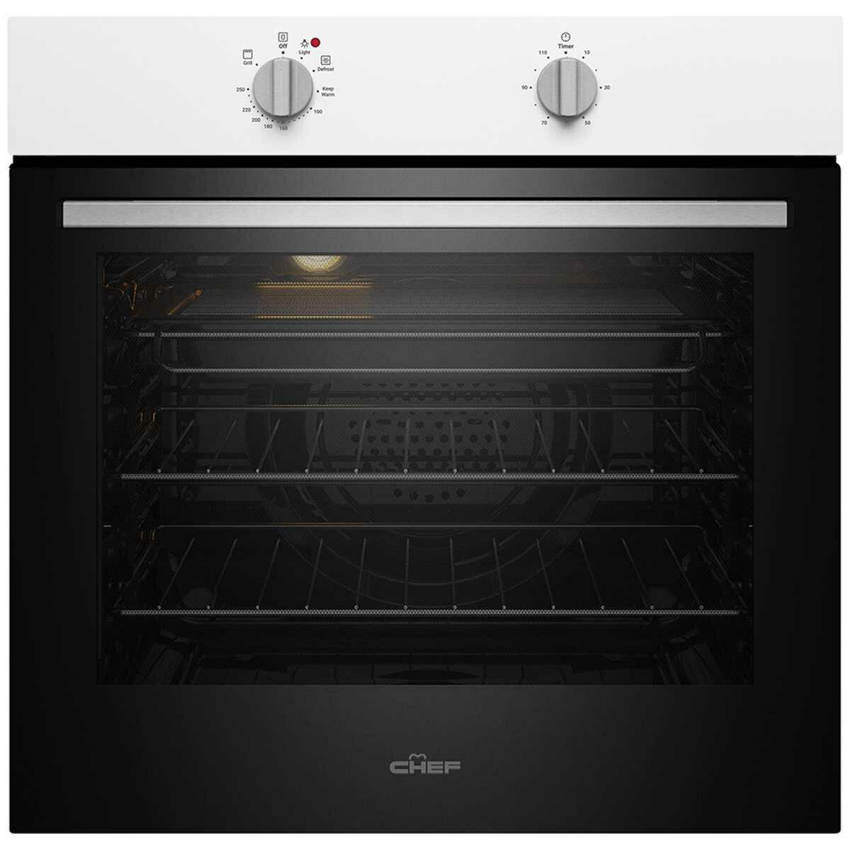 CHEF 60CM ELECTRIC OVEN WHITE