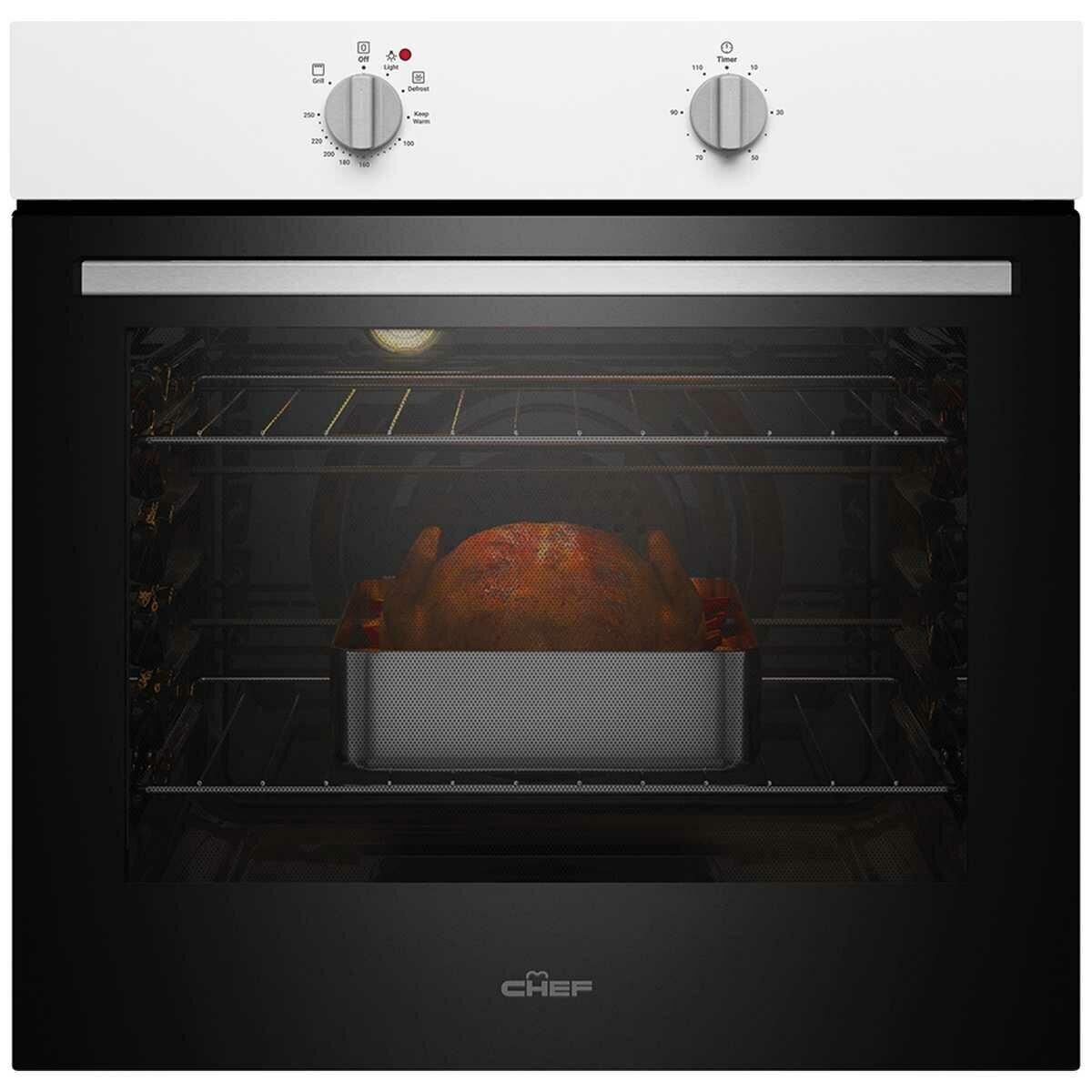 CHEF 60CM ELECTRIC OVEN WHITE