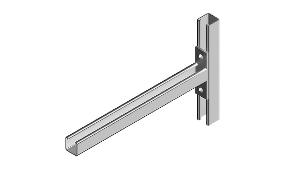 CANTILEVER BRACKET UNBRACED 300MM HDG CANTILEVER BRACKET UNBRACED 300MM HDG