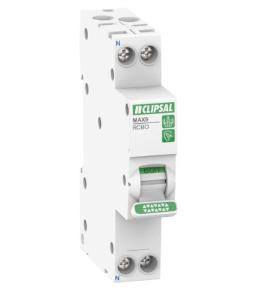 RCBO MAX9 1P+N 16A 30MA 6KA CL A 1MOD RCBO MAX9 1P+N 16A 30MA 6KA CL A 1MOD