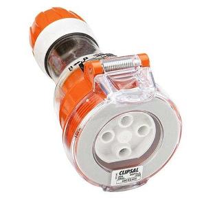 SOCKET EXTENSION IP66 4 PIN 20A 500V ORG SOCKET EXTENSION IP66 4 PIN 20A 500V ORG