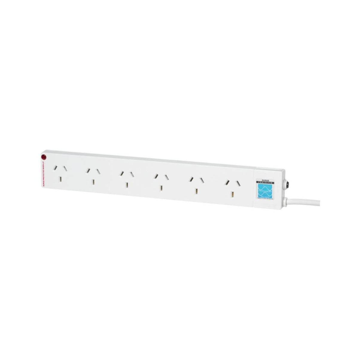 POWERBOARD 6G UNSWITCHED 10A SURGE PROT