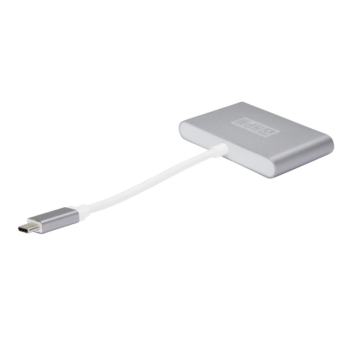 PORTABLE USB-C HUB TO 1 USB-C & 3 USB-A