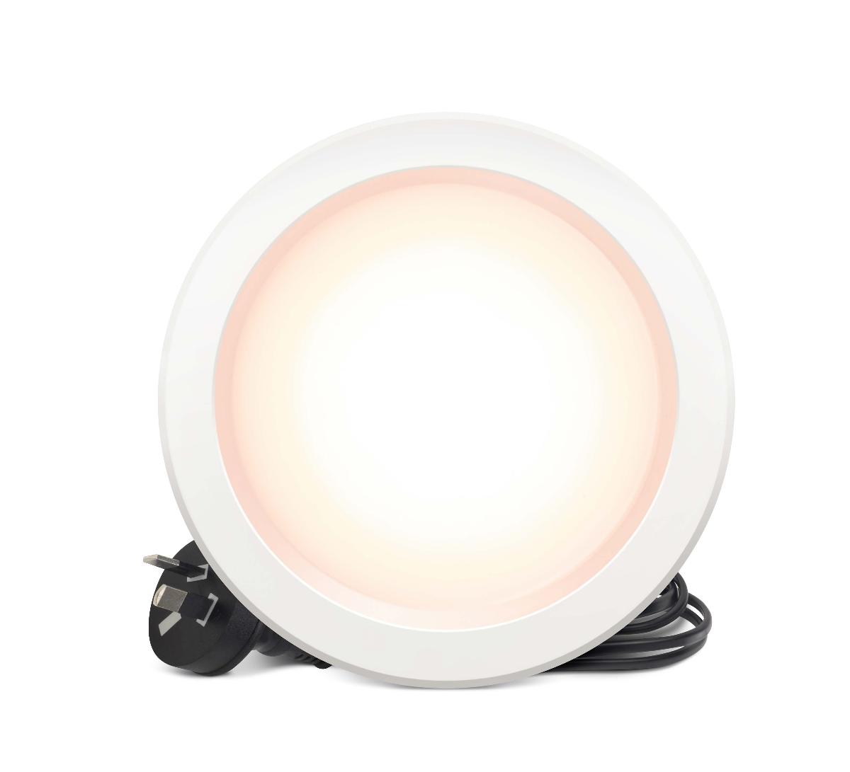 LED D/LIGHT 7W 3000K 125MM C/O WHITE