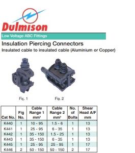INSUL PIERCE CONN 25-95 MAIN 25-95MM TAP INSUL PIERCE CONN 25-95 MAIN 25-95MM TAP