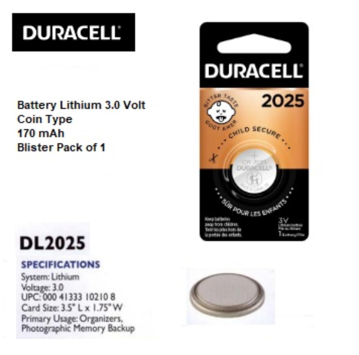 BATTERY LITTHIUM BATTERY 3V CAL/ORG/WAT