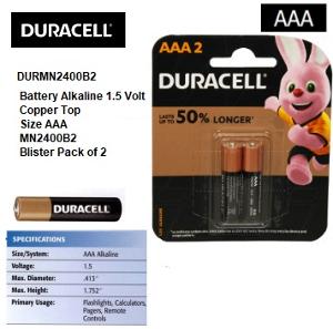 COPPER TOP 1.5V BATTERY SIZE AAA 2PK COPPER TOP 1.5V BATTERY SIZE AAA 2PK