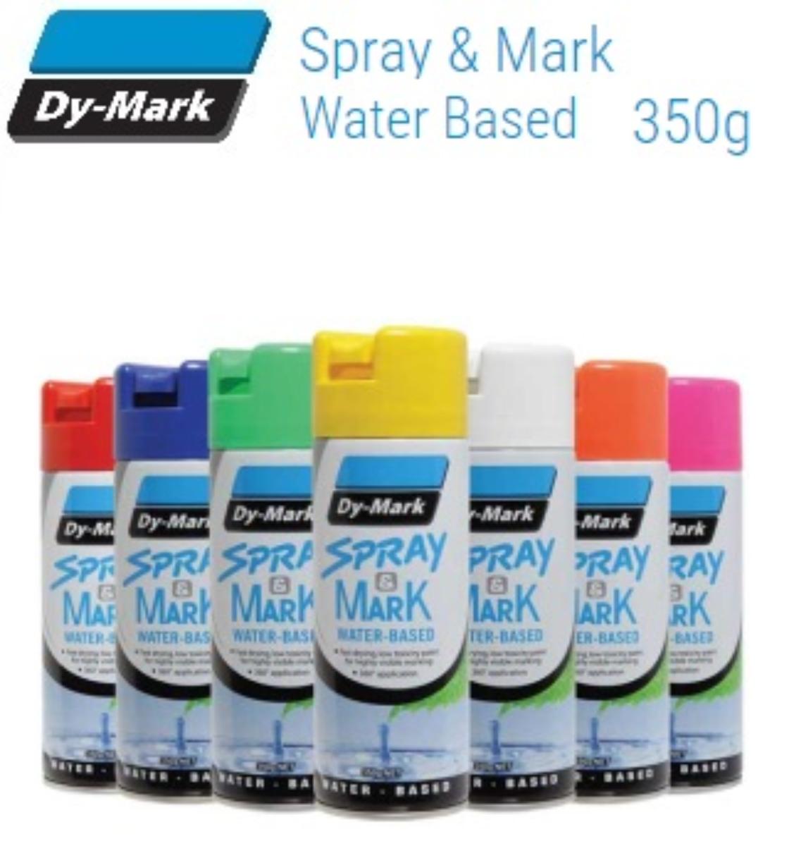 SPRAY & MARK PAINT WATERBASED YLW 350g