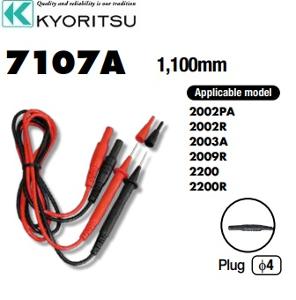 7107A TEST LEADS REMOVABLE TIPS FOR CLAM 7107A TEST LEADS REMOVABLE TIPS FOR CLAM