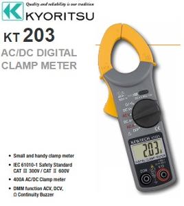 KEWTECH DIGITAL CLAMP METER AC/DC KT203