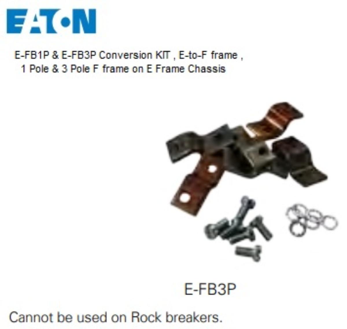 MCCB E-F FRAME 1P CONVERSION KIT