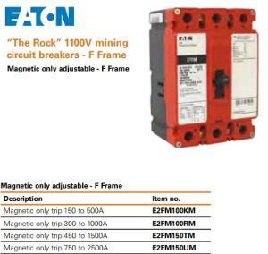 MCCB ROCK F-FRAME MAGNETIC ONLY 150-500A MCCB ROCK F-FRAME MAGNETIC ONLY 150-500A